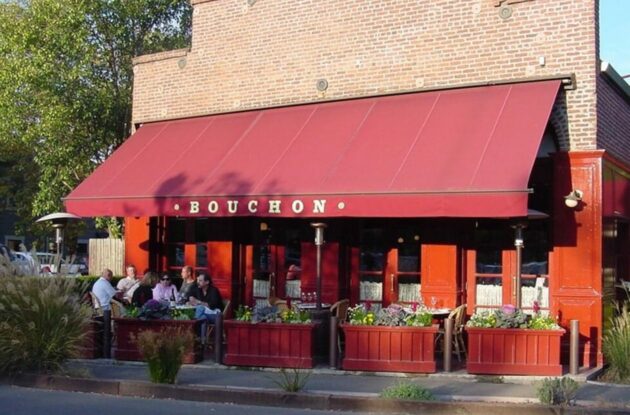 exterior of Bouchon restaurant.